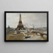 La torre Eiffel y el Campo de Marte - Paul Louis Delance — cuadro enmarcado en la pared