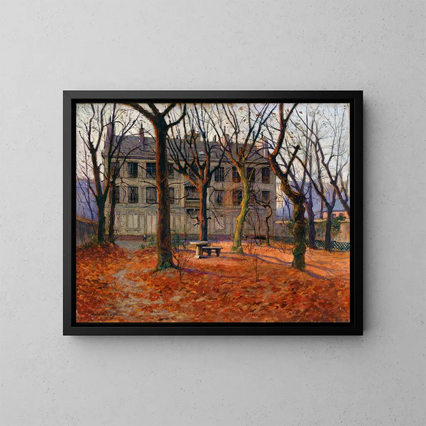 Casa de Victor Hugo, calle Notre-Dame-des-Champs - Paul Madeline — cuadro enmarcado en la pared