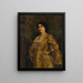 Retrato de mujer - Paul Marie Lapierre-Renouard — cuadro enmarcado en la pared