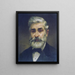 Retrato de Philippe Chaperon - Paul Mathey — cuadro enmarcado en la pared