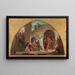 Saint Laurent healing the blind in his prison - Paul Nanteuil — framed artwork on a wall