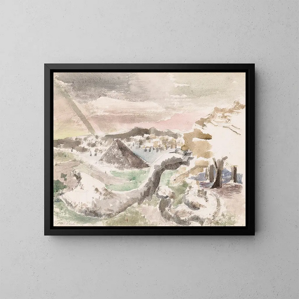 Habitants de la forêt de Dean - Paul Nash — framed artwork on a wall