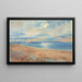 Vista de la playa de Paramé y vista de Saint-Malo tomada desde Dinard - Paul Paulin — cuadro enmarcado en la pared