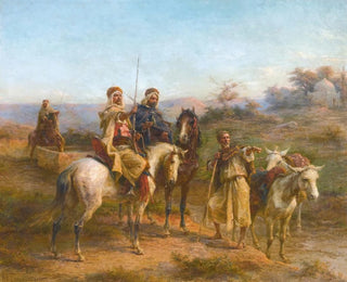 Paul Philippoteaux - Cavaliers Dans Le Desert.webp