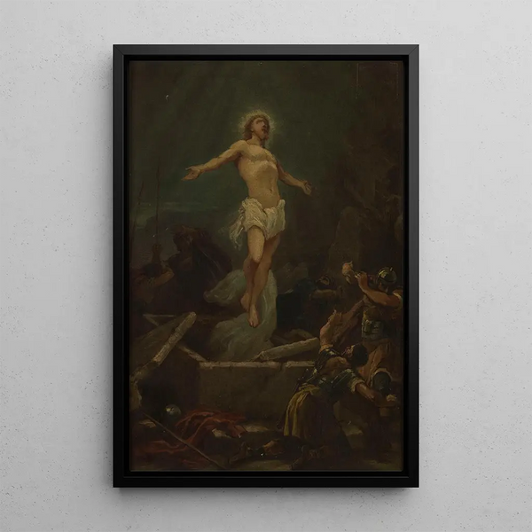The Resurrection of Jesus Christ - Paul Philippoteaux — framed artwork on a wall