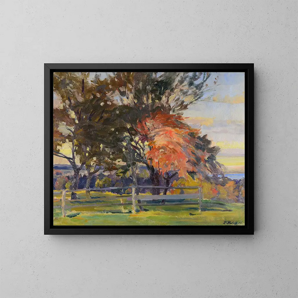 Hêtre de feu - Paul Roloff — cuadro enmarcado en la pared