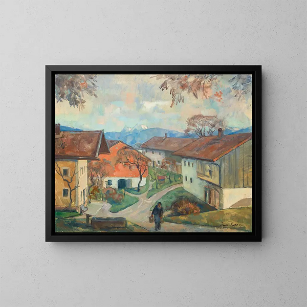 Rimsting en el Chiemsee - Paul Roloff — cuadro enmarcado en la pared