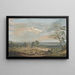 Vista Lejana de Maidstone desde Lower Bell Inn Boxley Hill - Paul Sandby — cuadro enmarcado en la pared