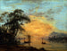 a Welsh sunset river landscape - Paul Sandby — artwork view