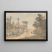 Bayswater, Londres - Paul Sandby — cuadro enmarcado en la pared