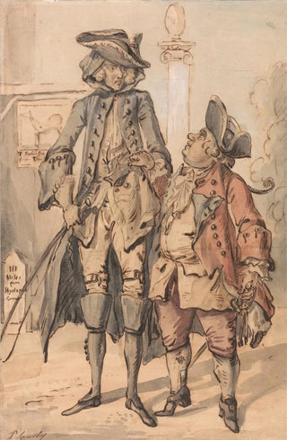 Paul Sandby - Caricature of George Bubb Dodington and Sir Thomas Robinson.webp