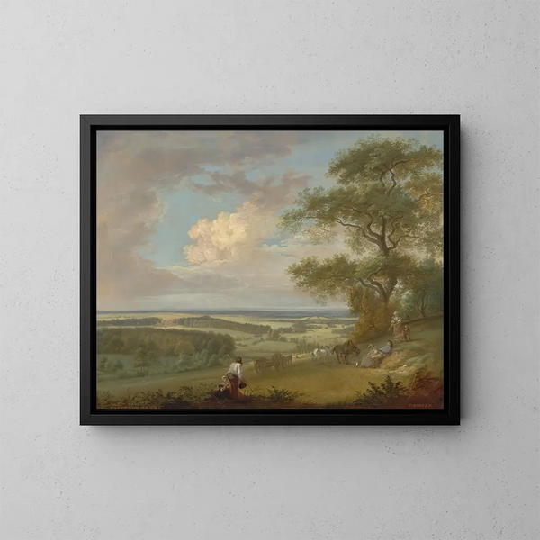 Hackwood Park, Hampshire - Paul Sandby — cuadro enmarcado en la pared