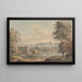 Ipswich desde los jardines de la mansión de Christchurch - Paul Sandby — cuadro enmarcado en la pared
