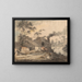 de forja de hierro sobre el río Kent, Westmorland - Paul Sandby — cuadro enmarcado en la pared