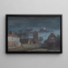 Noche - Paul Sandby — cuadro enmarcado en la pared