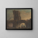 Viejo puente en Shrewsbury - Paul Sandby — cuadro enmarcado en la pared