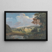 One of the Six Remarkable Views in the Provinces of New York, New Jersey, and Pennsylvania by SCENOGRAPHI AMERICANA - Paul Sandby — framed artwork on a wall
