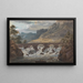PontyPier cerca de Llanroost Denbighshire - Paul Sandby — cuadro enmarcado en la pared