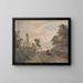 El peaje de Bayswater - Paul Sandby — cuadro enmarcado en la pared