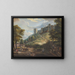 Les Cent Marches du Château de Windsor - Paul Sandby — framed artwork on a wall