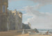 La terraza norte del castillo de Windsor, vista hacia el oeste - Paul Sandby — vista de la obra