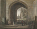 La puerta de la torre en el castillo de Windsor - Paul Sandby — vista de la obra