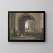 La puerta de la torre en el castillo de Windsor - Paul Sandby — cuadro enmarcado en la pared