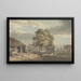 La cour à bois du Grand Parc de Windsor - Paul Sandby — framed artwork on a wall