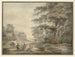 Voyageurs arrêtés dans un paysage boisé - Paul Sandby — artwork view