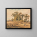 a cornfield - Paul Sandby Munn — framed artwork on a wall