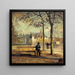 The Quai de l'Hôtel de Ville seen from the Île de la Cité - Paul Schaan — framed artwork on a wall