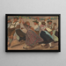 Pista de baile bávara - Paul Schad-Rossa — cuadro enmarcado en la pared