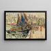 Audierne - Paul Signac — framed artwork on a wall