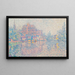 Auxerre, la rivière - Paul Signac — cuadro enmarcado en la pared