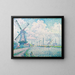 Canal de Overschie - Paul Signac — cuadro enmarcado en la pared