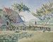 El castillo en la pradera - Paul Signac — vista de la obra