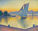 El puerto al atardecer, Opus 236, Saint-Tropez - Paul Signac — vista de la obra