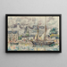 El puerto de Paimpol - Paul Signac — cuadro enmarcado en la pared