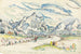 Les Alpilles View from Saint-Rémy-de-Provence - Paul Signac — artwork view