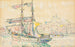 Marsella, velero - Paul Signac — vista de la obra