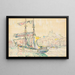 Marsella, velero - Paul Signac — cuadro enmarcado en la pared