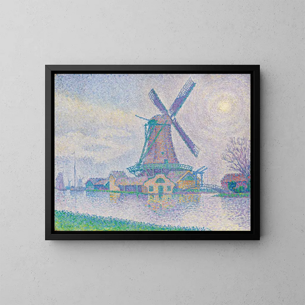 Molino de Edam - Paul Signac — cuadro enmarcado en la pared