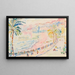 Nice, la Promenade des Anglais - Paul Signac — cuadro enmarcado en la pared