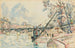 Paris, la Seine au pont des Arts - Paul Signac — artwork view