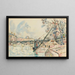 Paris, la Seine au pont des Arts - Paul Signac — framed artwork on a wall