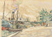 Paris, La Seine at Pont des Saints-Pères - Paul Signac — artwork view