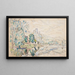 Petit Andely Château Gaillard - Paul Signac — framed artwork on a wall