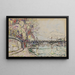 Pont des Arts - Paul Signac — cuadro enmarcado en la pared