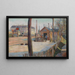Jonction ferroviaria cerca de Bois-Colombes - Paul Signac — cuadro enmarcado en la pared
