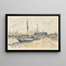 Les Sables-d'Olonne - Paul Signac — cuadro enmarcado en la pared